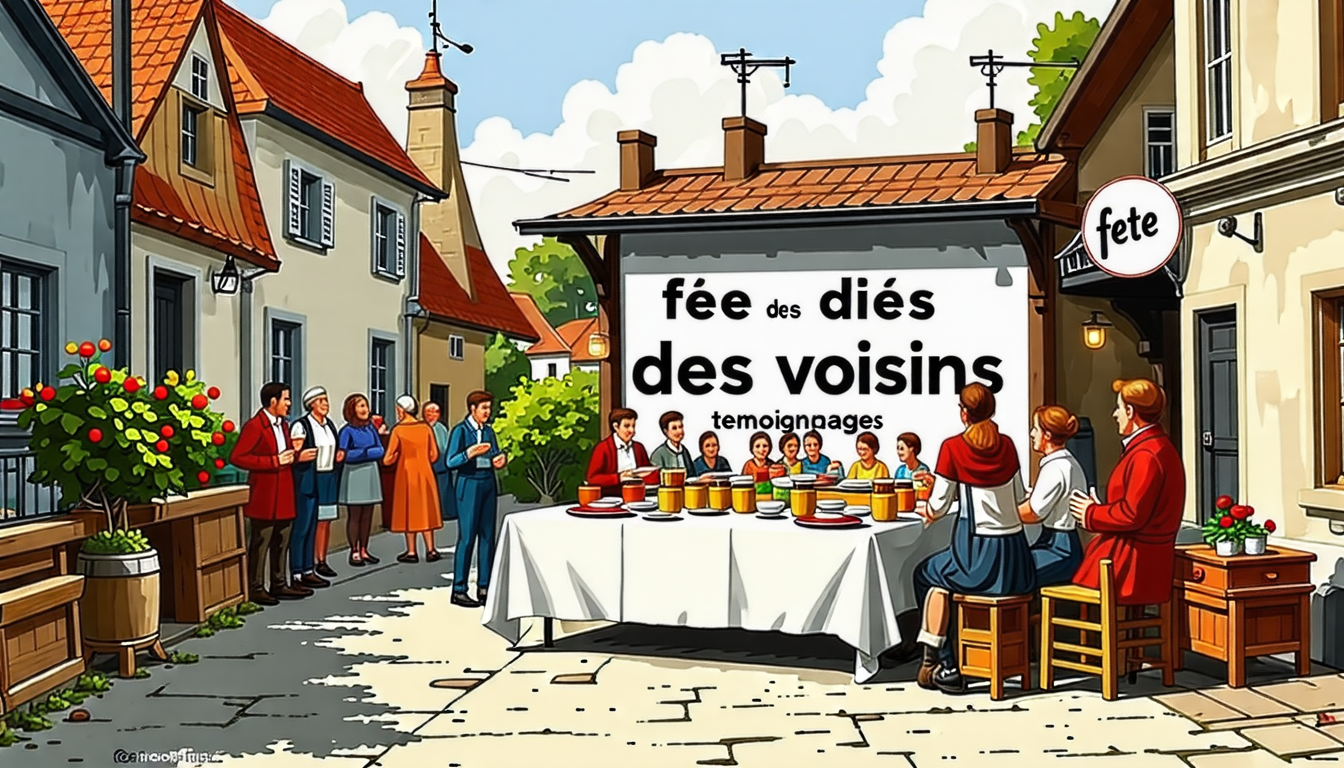 découvrez les témoignages de la fête des voisins et partagez vos expériences inoubliables avec vos voisins lors de cet événement convivial et chaleureux.