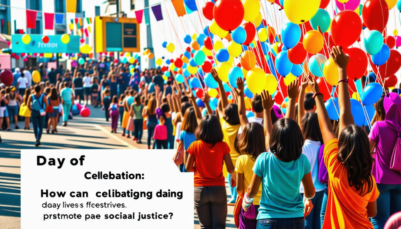 découvrez comment la célébration des fêtes du jour peut favoriser la justice sociale dans cet article sur la fête du jour.