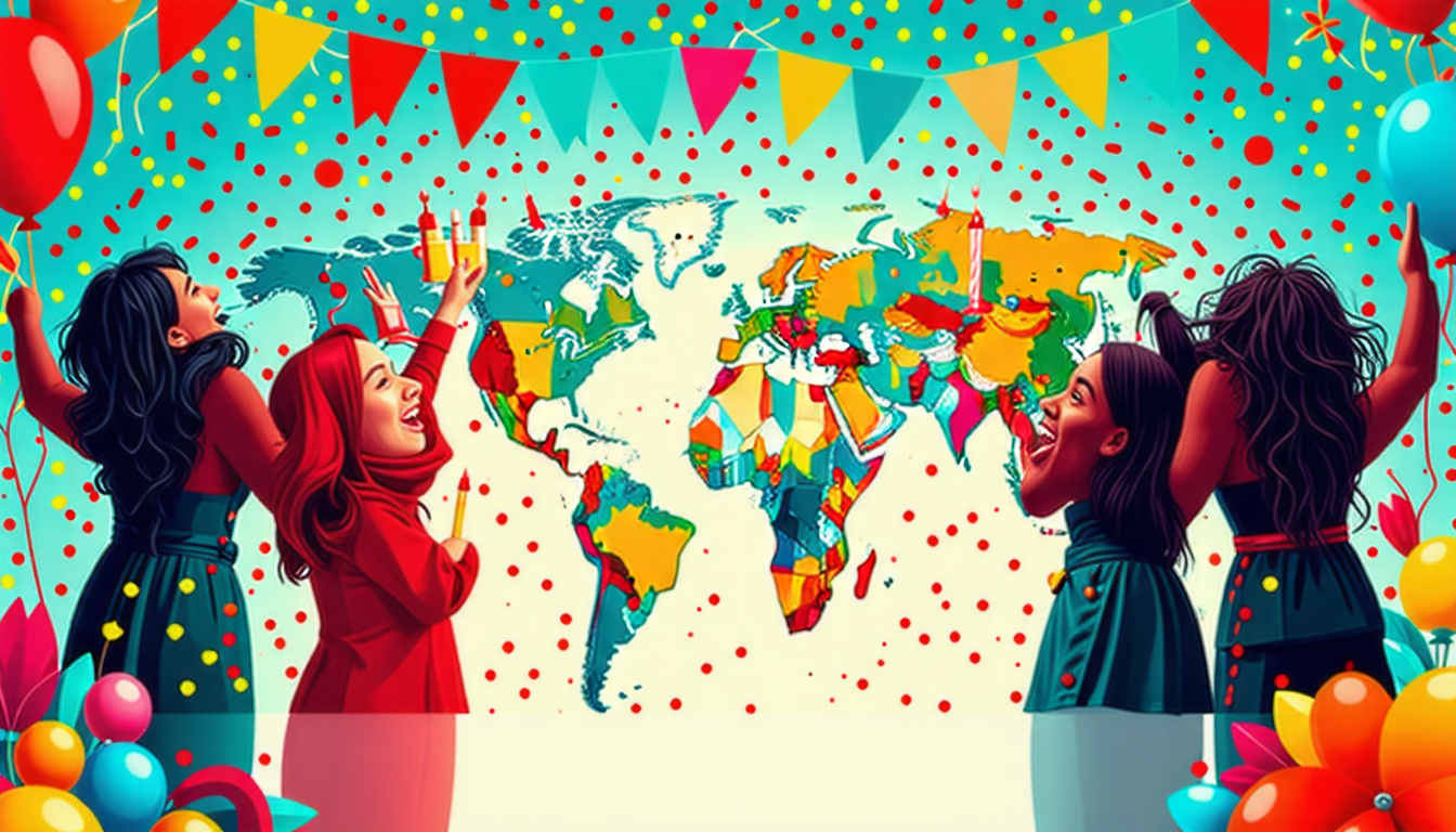 découvrez les fêtes célébrées aujourd'hui dans le monde entier avec fête du jour : votre guide des célébrations internationales.