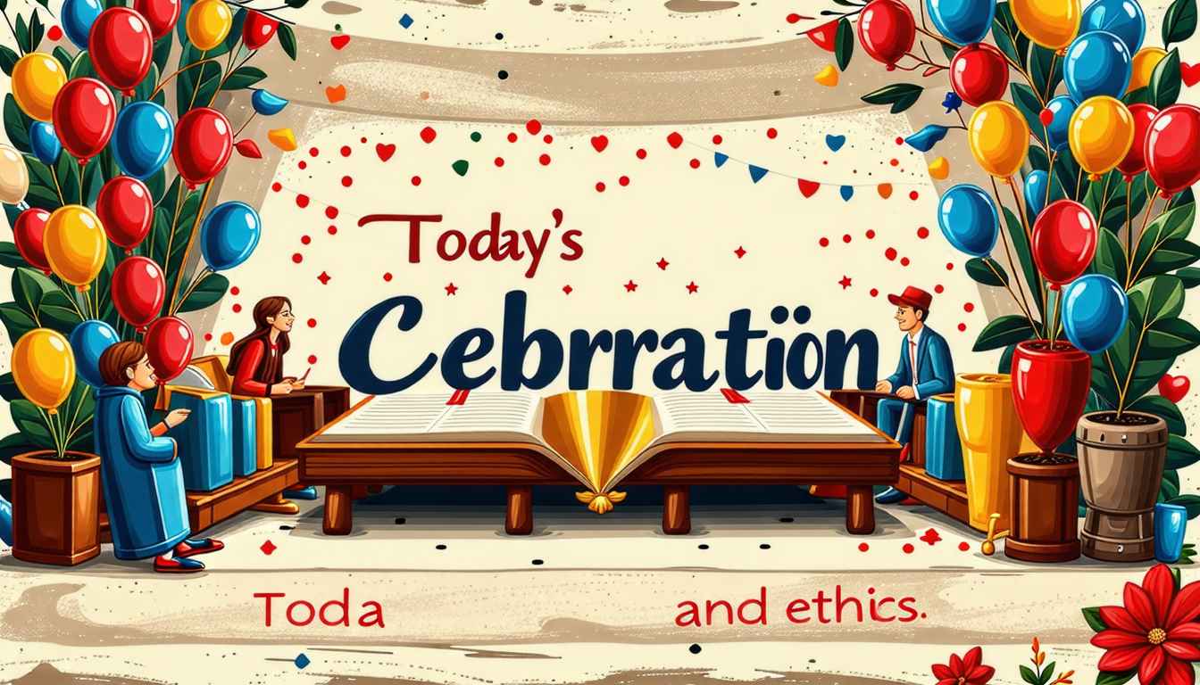 découvrez la fête du jour et son engagement éthique pour une célébration responsable et authentique.